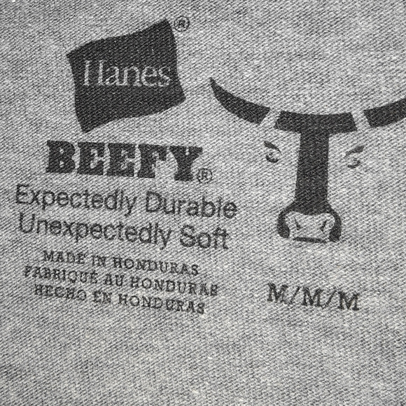 New Hanes Beefy T-shirt - Picture 2 of 5